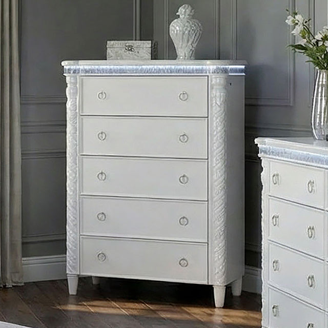 Swindon Chest w/ LED - LasVegasFurnitureOnline.com