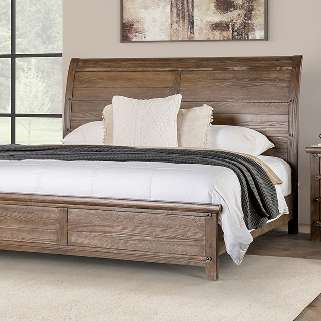 Merthyr E.King & Queen Bed - LasVegasFurnitureOnline.com
