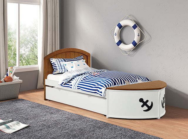 Poseidon Twin Captain Bed - LasVegasFurnitureOnline.com