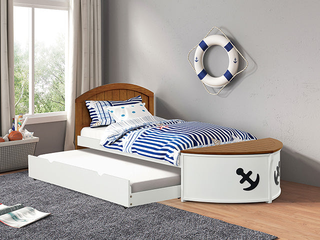 Poseidon Twin Captain Bed - LasVegasFurnitureOnline.com