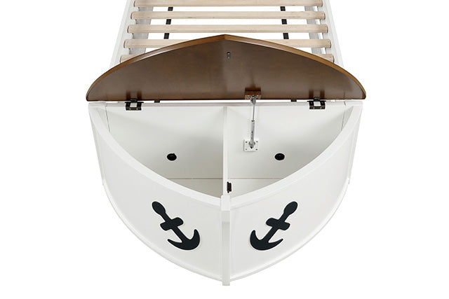 Poseidon Twin Captain Bed - LasVegasFurnitureOnline.com