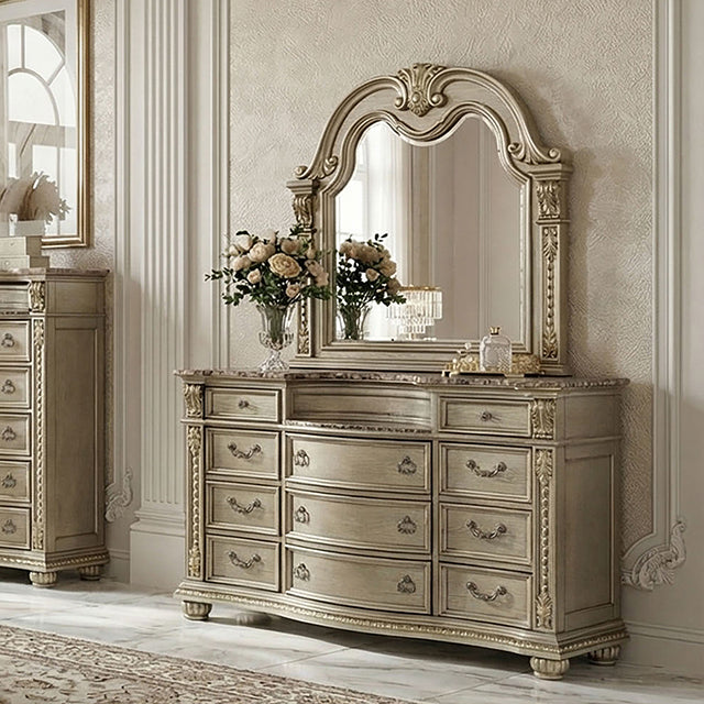 Fromberg Dresser w/ Marble Top - LasVegasFurnitureOnline.com