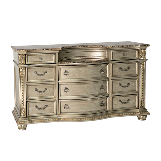 Fromberg Dresser w/ Marble Top - LasVegasFurnitureOnline.com