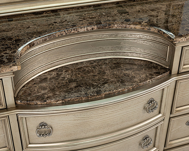 Fromberg Dresser w/ Marble Top - LasVegasFurnitureOnline.com