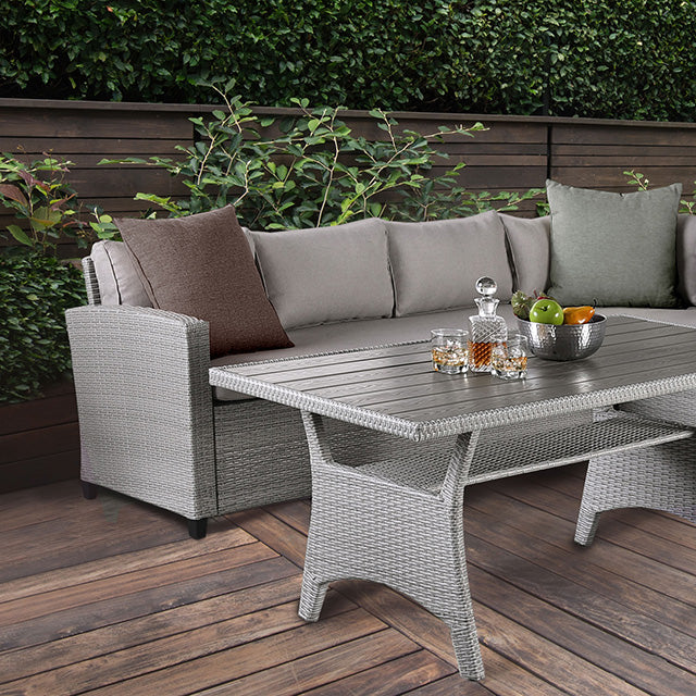 Kimara 3 & 5 Piece. Patio Dining Set - LasVegasFurnitureOnline.com