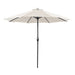 Soli 9' Outdoor Umbrella w/ Auto Tilt + 21" Round Base - LasVegasFurnitureOnline.com