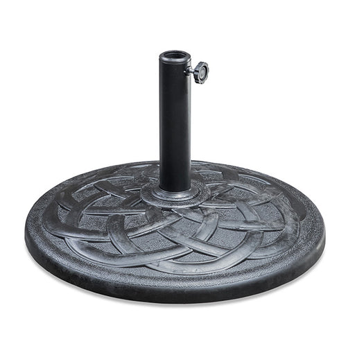Tano 9' Outdoor Umbrella + 21" Round Base - LasVegasFurnitureOnline.com