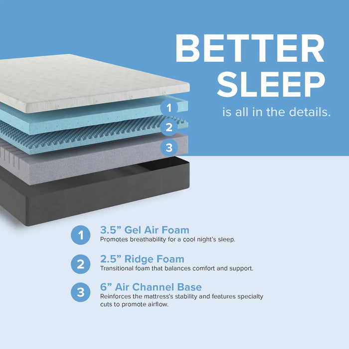 Bedplanet 12” Essentials Soft Memory Foam Mattress