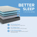 Bedplanet 12” Essentials Soft Memory Foam Mattress