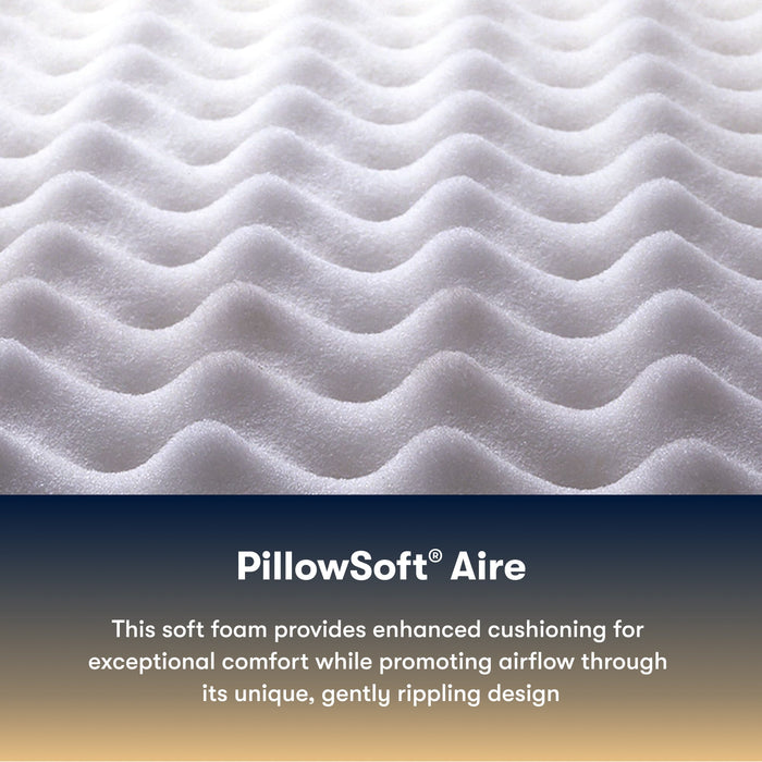 Serta PillowSoft Aire rippled comfort foam
