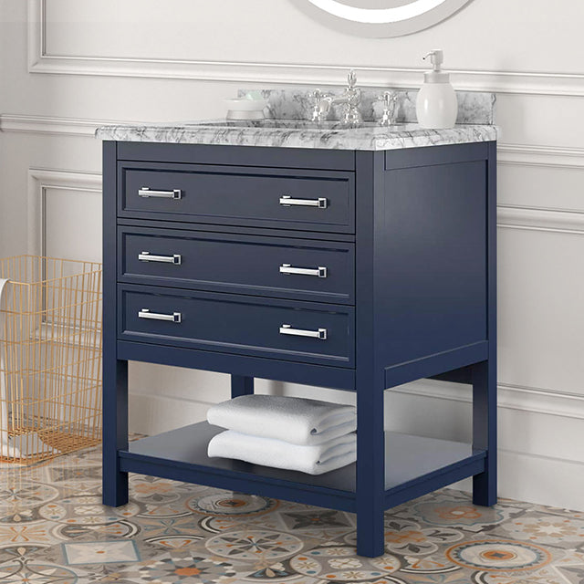 Reston Vanity with Top/ Sink - LasVegasFurnitureOnline.com