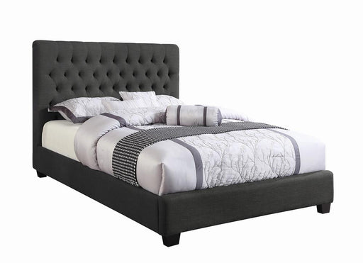 Chloe Tufted Upholstered California King Bed Charcoal image