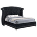 Barzini Black Upholstered King Bed image