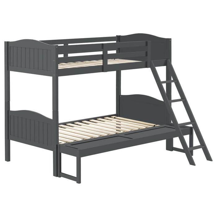 405054GRY TWIN/FULL BUNK BED image