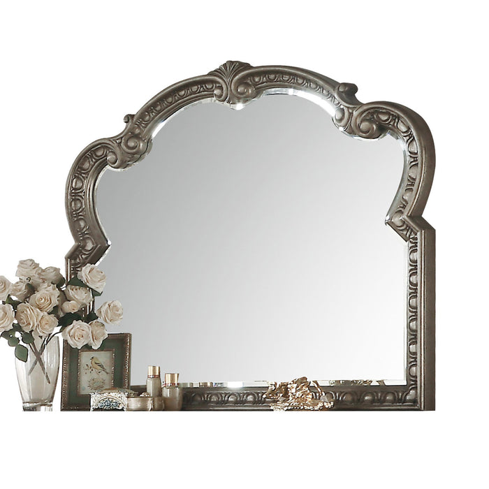 Northville Antique Silver Mirror image