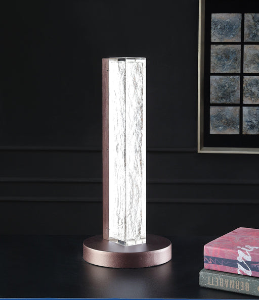 Vreni Clear & Brown Table Lamp image