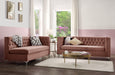 Rhett Dusty Pink Velvet Sectional Sofa image