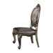 Versailles Silver PU & Antique Platinum Side Chair image