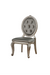 Northville PU & Antique Silver Side Chair image