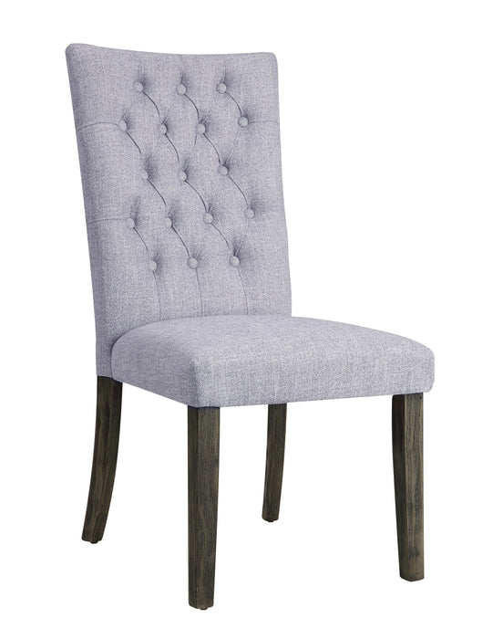 Merel Gray Linen & Gray Oak Side Chair image