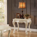 Acme Chantelle End Table with Marble Top in Pearl White 83542 image