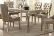 Acme Furniture Kacela Dining Table in Mirror and Champagne 72155 image