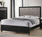 Acme Furniture Ulrik King Panel Bed in Copper and Black 27067EK image