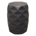 Fig Solid Mango Wood Accent Table in Grey Finish w/ Geometric Motif by Diamond Sofa image