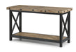 Flexsteel Carpenter Sofa Table in Rustic Gray image