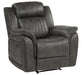 Homelegance Furniture Centeroak Reclining Chair in Gray 9479BRG-1 image