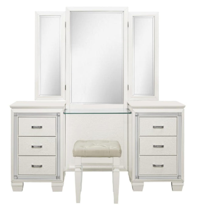 Homelegance Allura Vanity Dresser with Mirror in White 1916W-15* image