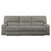 Homelegance Furniture Borneo Power Double Reclining Sofa in Mocha image