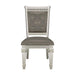 Homelegance Bevelle Side Chair in Silver (Set of 2) 1958S image