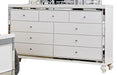 Homelegance Alonza 9 Drawer Dresser in White 1845-5 image