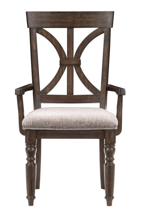 Homelegance Cardano Arm Chair in Charcoal (Set of 2) image