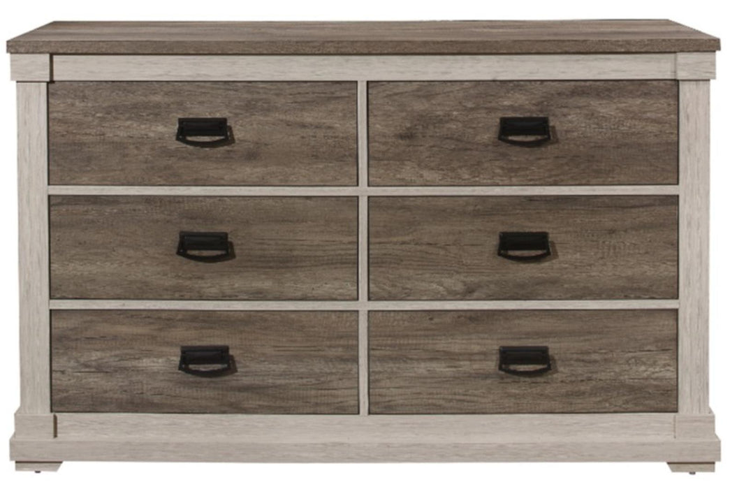 Homelegance Arcadia Dresser in White & Weathered Gray 1677-5 image