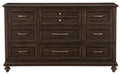 Homelegance Cardona Dresser in Driftwood Charcoal 1689-5 image