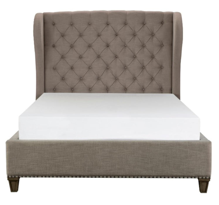 Homelegance Vermillion Queen Upholstered Panel Bed in Gray 5442-1* image