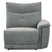 Homelegance Furniture Tesoro Power Right Side Reclining Chair in Dark Gray 9509DG-RRPWH image