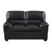 Homelegance Furniture Talon Loveseat in Black 8511BK-2 image