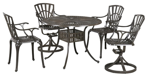 6661-3058 Grenada 5 Piece Outdoor Dining Set by homestyles image