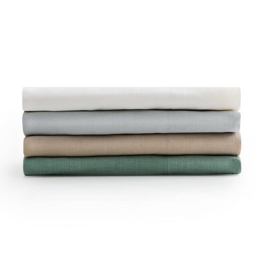 Malouf Linen-Weave Cotton Sheet Set - LasVegasFurnitureOnline.com