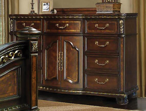 McFerran Home Furnishing B163 Dresser in Antique Brass Cherry image
