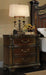 McFerran Home Furnishing B163 Nightstand in Antique Brass Cherry image