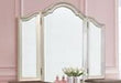 McFerran Home Furnishing B738 Vanity Mirror in White image