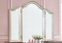 McFerran Home Furnishing B738 Vanity Mirror in White image