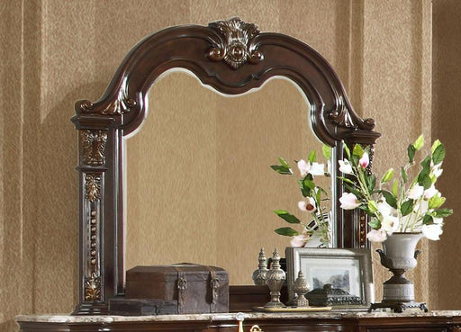 McFerran Home Furnishing B9505 Mirror in Brown Cherry image
