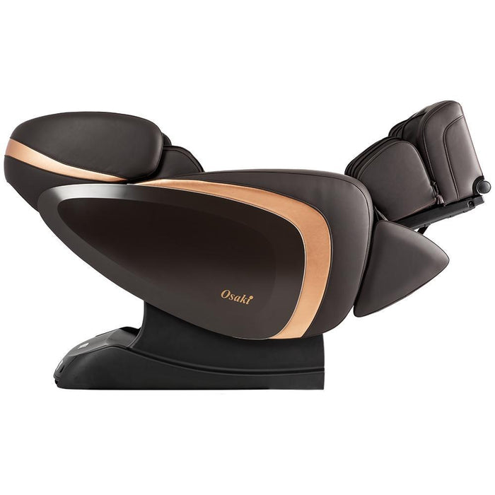 osaki os pro admiral massage chair brown side reclined