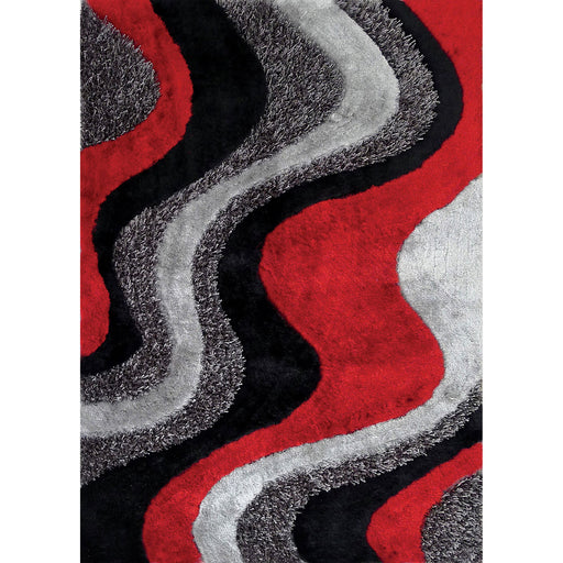 Vancouver Black/Gray/Red 5' X 7' Area Rug image