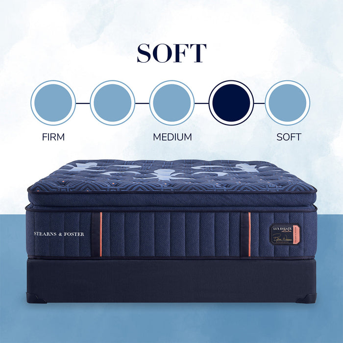 Stearns & Foster Lux Estate Soft Euro Pillow Top - LasVegasFurnitureOnline.com